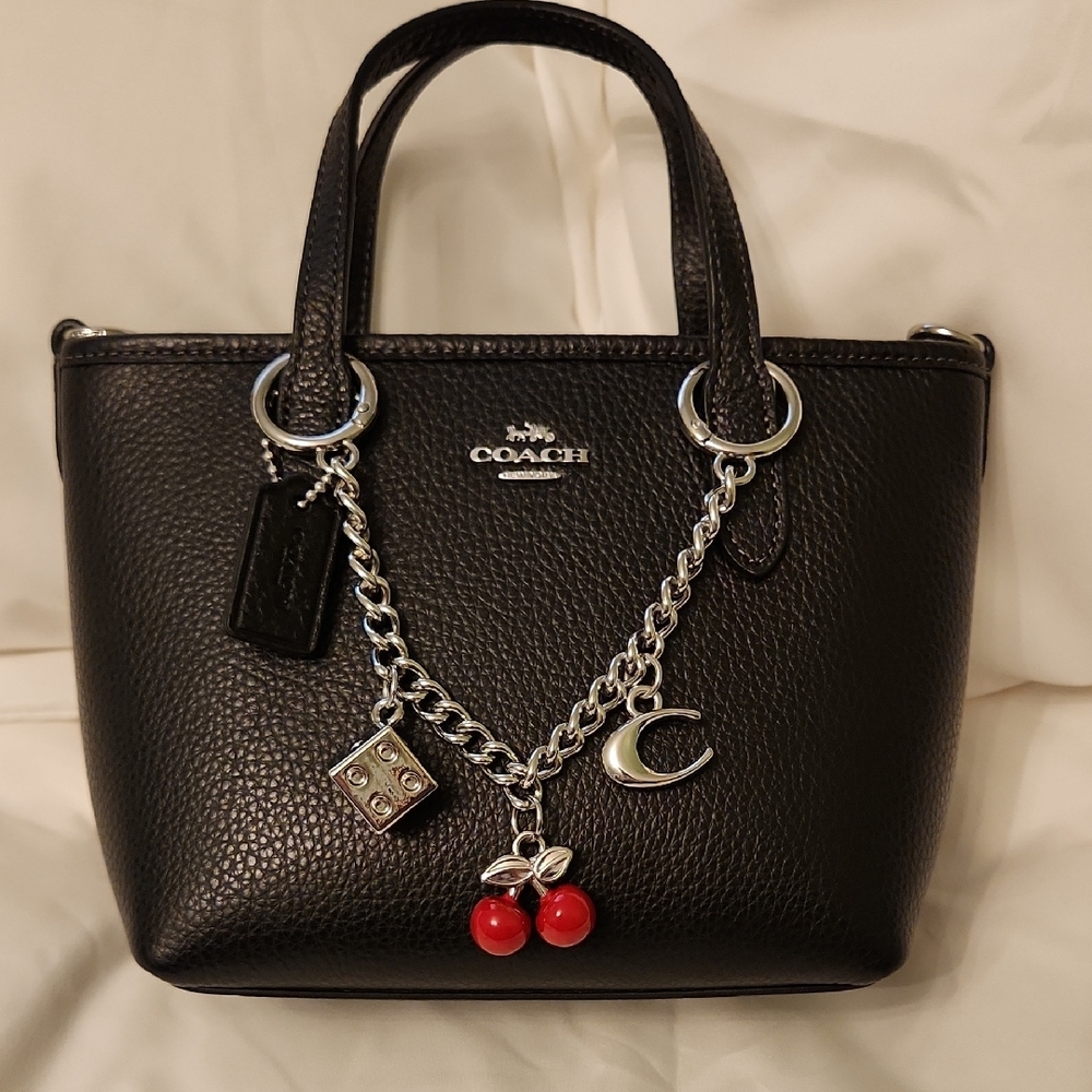 Coach Black Mini Leather Bag